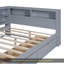 Lit de jour double avec 2 tiroirs, lit de jour avec tablette de rangement et ports de chargement USB, gris-1064458096-1064458111