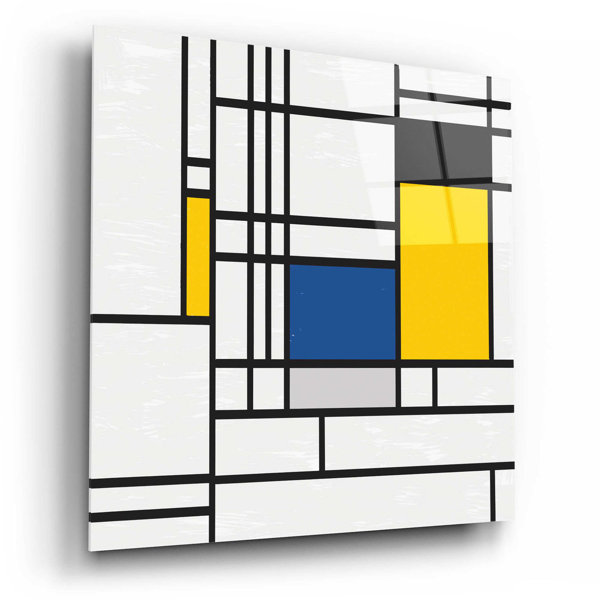 Wrought Studio Mondrian NFT3 by Epic Portfolio - No Frame Print | Wayfair