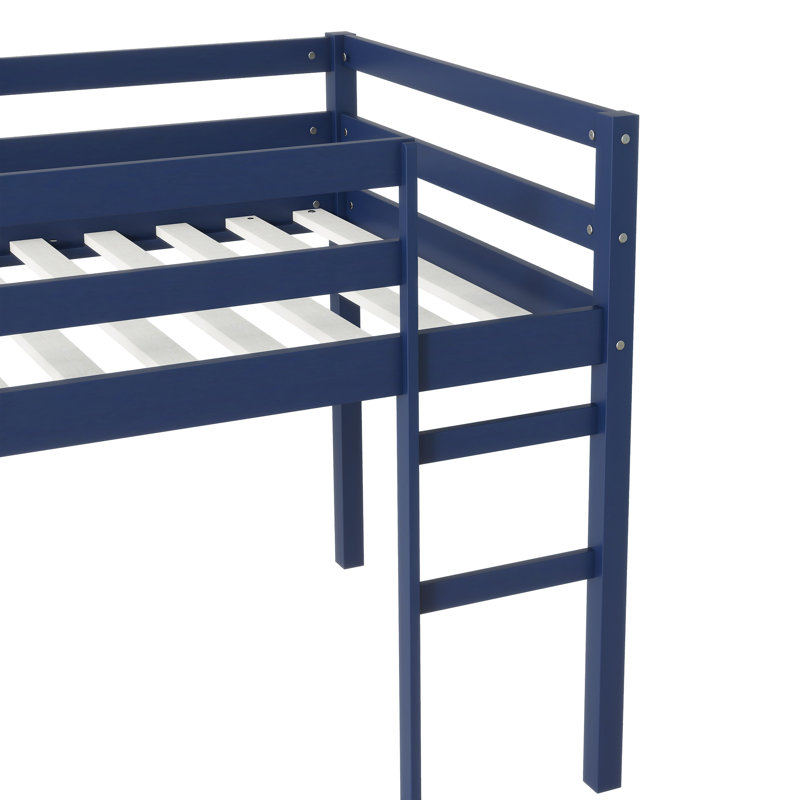 Lit mezzanine simple Orrtanna par Harriet Bee, Bleu, Simple