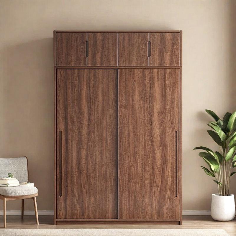 Simple Vintage Wardrobe, 106.3" H x 56.69" W x 24.41" D