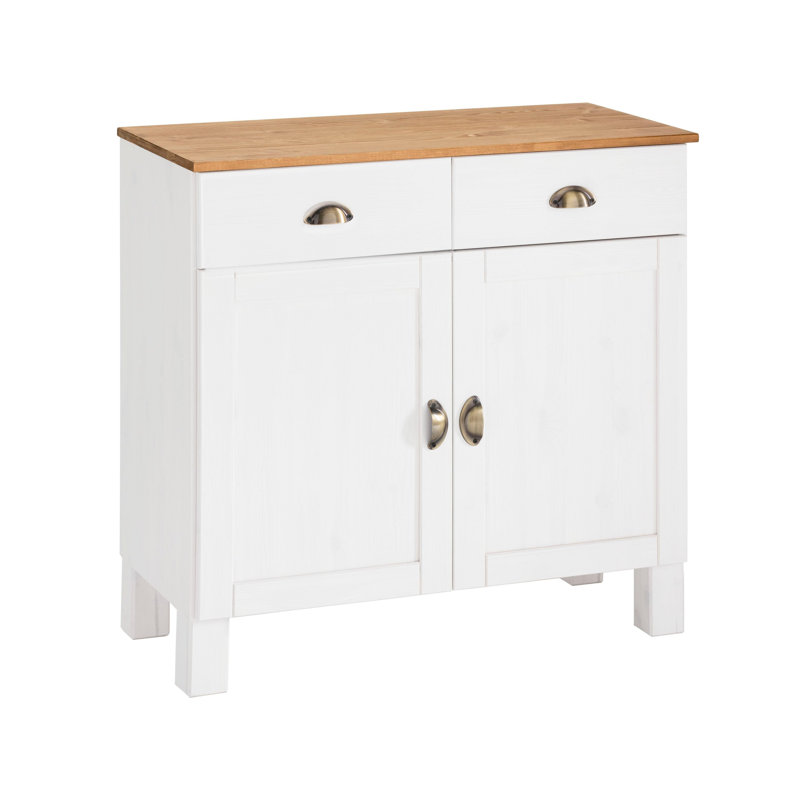 Scoville 85cm Sideboard, White/Oak