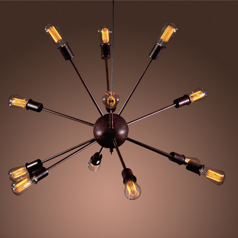 Candice 12 - Light Dimmable Sputnik Sphere Chandelier