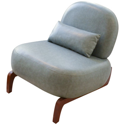 Mid-Century Modern Lounge Chair With Sled Base