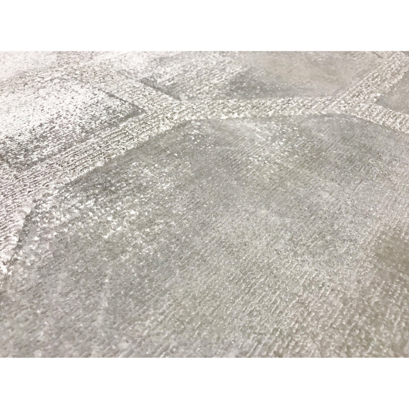 Tapis ivoire noué à la main de haute qualité