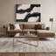 Minimalisme 76, art mural beige sur toile-726403795