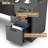  66.93'' L-Shaped Executive Desk with Cabinets-1800642504
