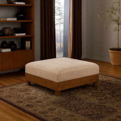 Repose-pieds modulaire en tissu Turin Chenille