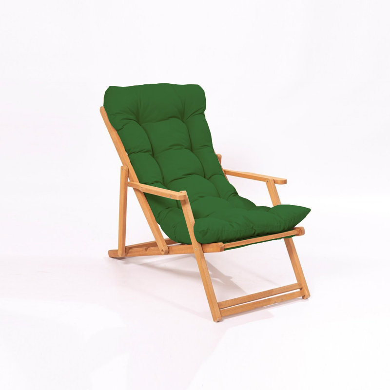 Phillippi Folding Deck Chair, Green