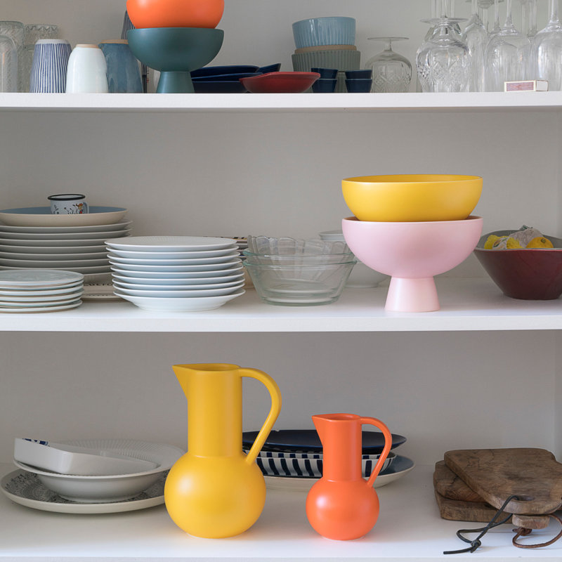 Strøm Jug by Nicholai Wiig-Hansen, 50.72 oz, Vibrant Orange