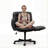 Criss Cross Legged Chair With Flip-Up Armrests, Swivel Office Chair, Computer Desk Chair For Home Office, Makeup, Bedroom-713886911