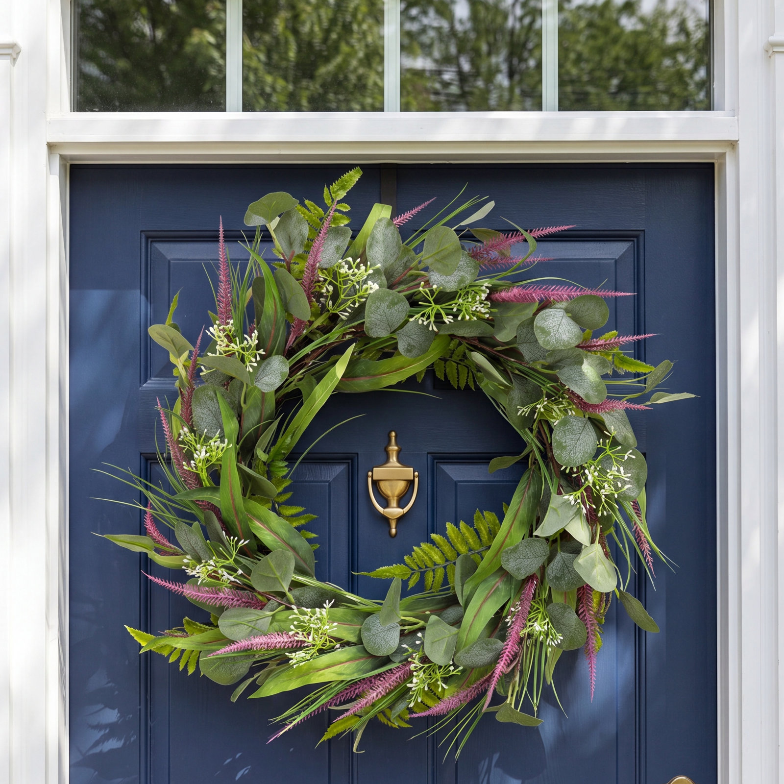 22" Eucalyptus Lavender Wreath