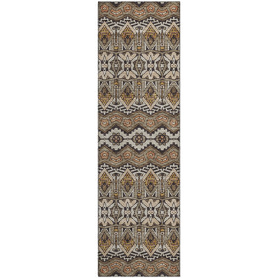 Premium Machine Washable Prisco Taupe Rug