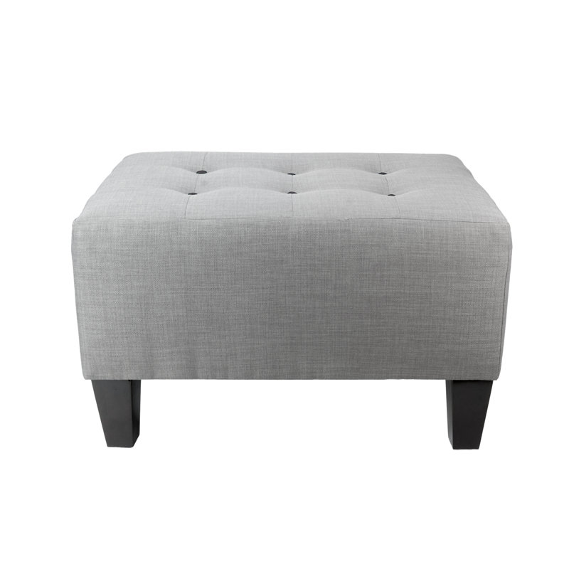 Repose-pieds Aubriella, Noir, Gris