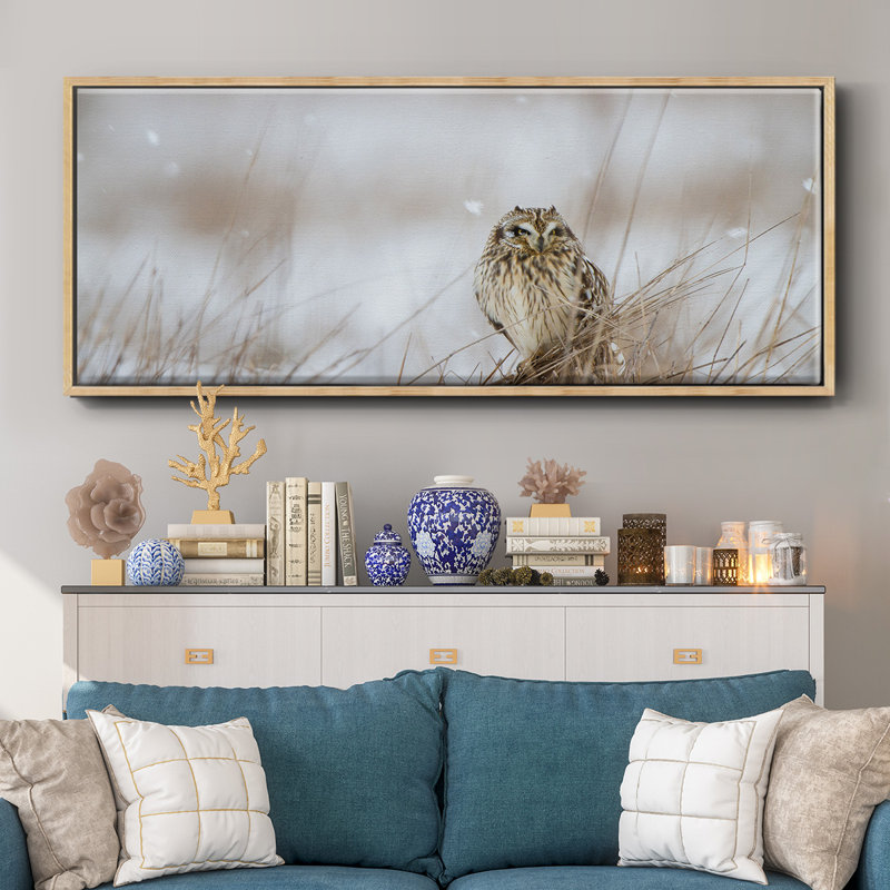 Prairie Winter- Framed Canvas
