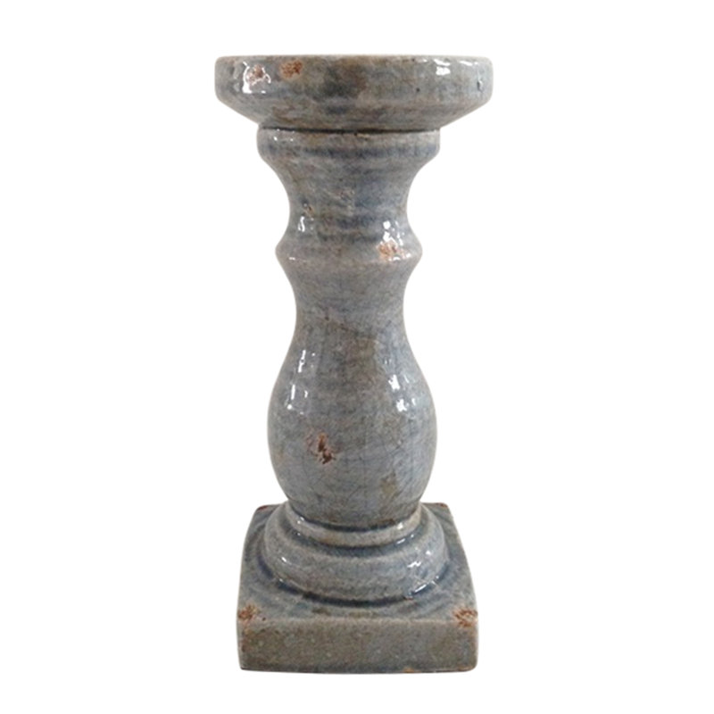 Grand chandelier en céramique, Beige, H 15,35 po x l 4,95 po x P 4,95 po