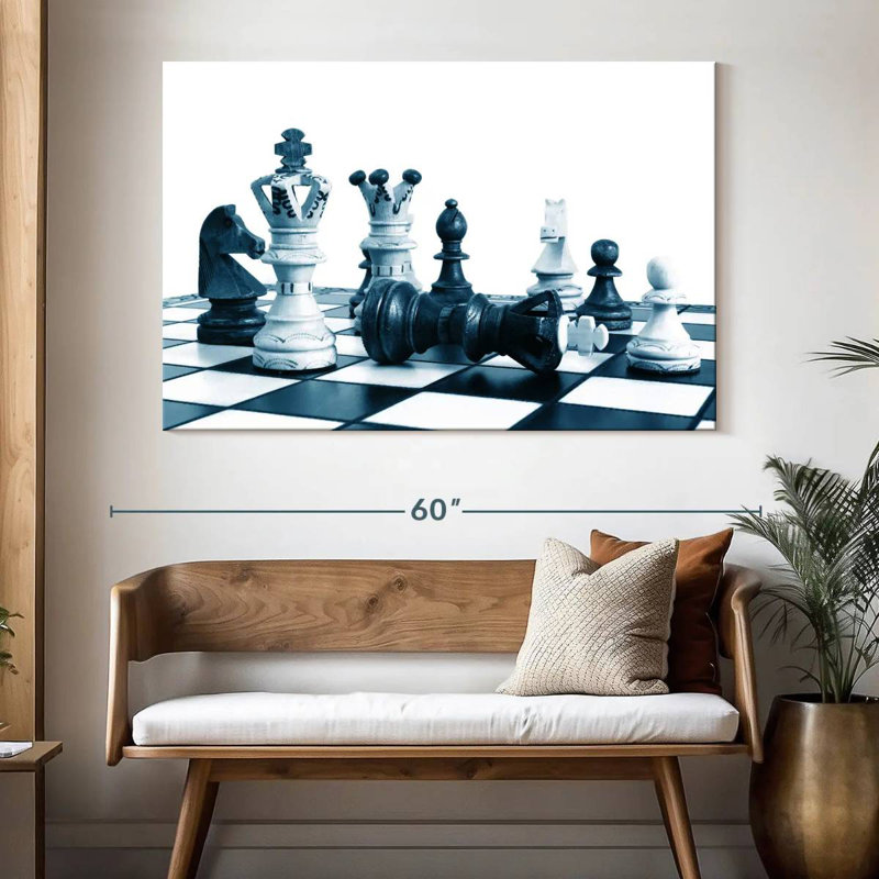 Senne Chess, 34" H x 51" W