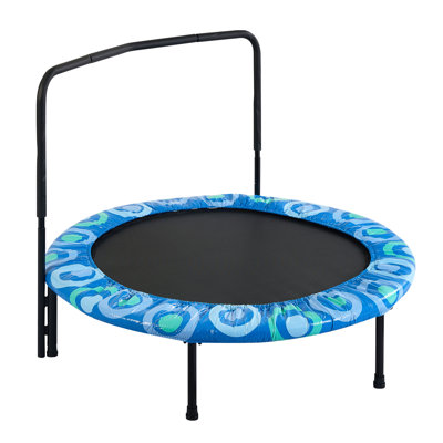 Assembled Children's Trampoline Happy Expression Outdoor And Indoor  For Kids Age 3 - 7
