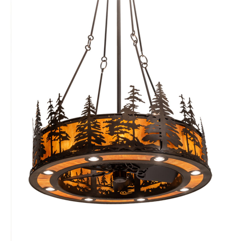 Tall Pines Downrod Ceiling Fan