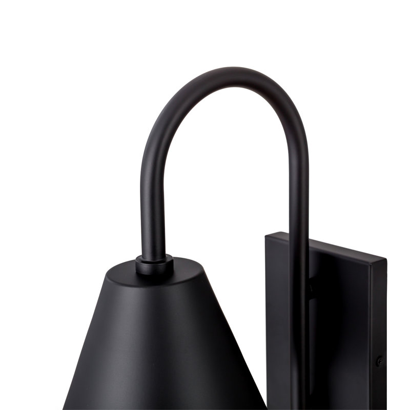 Eclipse Curved Arm Modern Wall Light