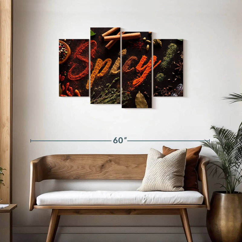 Yarlin Spicy Typography, 27" H x 43" W