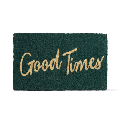 Tapis d'entrée Kaylina Good Times 30 po x 18 po