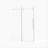 Frameless Shower Door, 48" W x 72" H Sleek Silent Sliding Glass Door, 1/4" (6mm) Thick Tempered Clear Glass with Easy-clean Coating, Heavy-Duty 304 Stainless Steel, Chrome