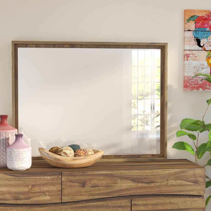 Miroir de commode rectangulaire Hiram
