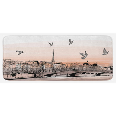 Tapis de cuisine paysage