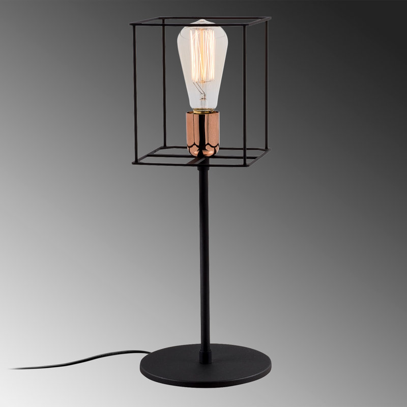 Lampe de table noire 17,72 po Crowland