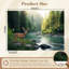 Panneau mural auto-adhésif moderne pour la chambre à coucher Lone Deer Forest, l 96 po x H 69 po-788652806