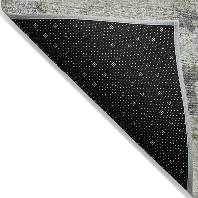 Machine Washable Indoor/Outdoor Xhevrie Linen Rug, Rectangle 10' x 14'