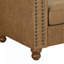 Canapé classique en tissu capitonné Chesterfield avec des matériaux de haute qualité et une structure robuste
