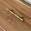 Classeur latéral en bois au design élégant, brun
