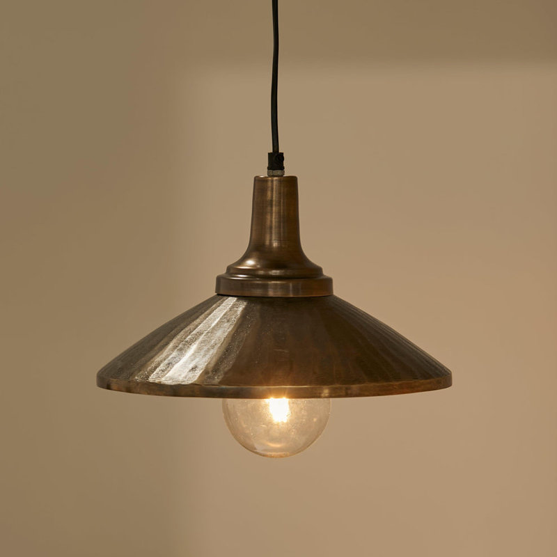 Allonzo 1 - Light Gold Pendant