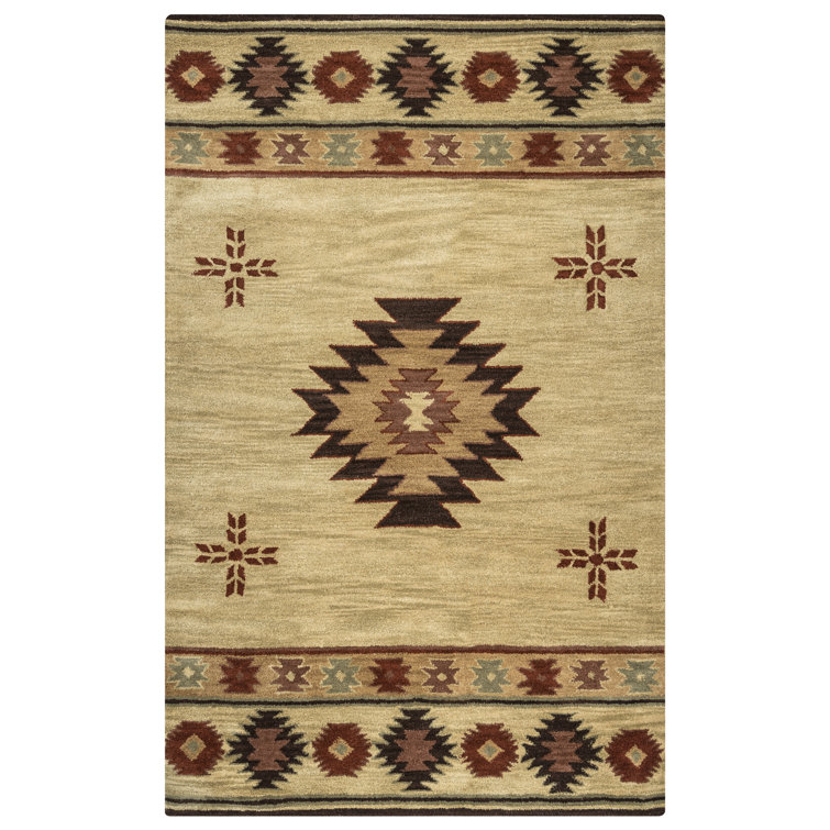 Eastman Hand Tufted Wool Geometric Indoor Rug