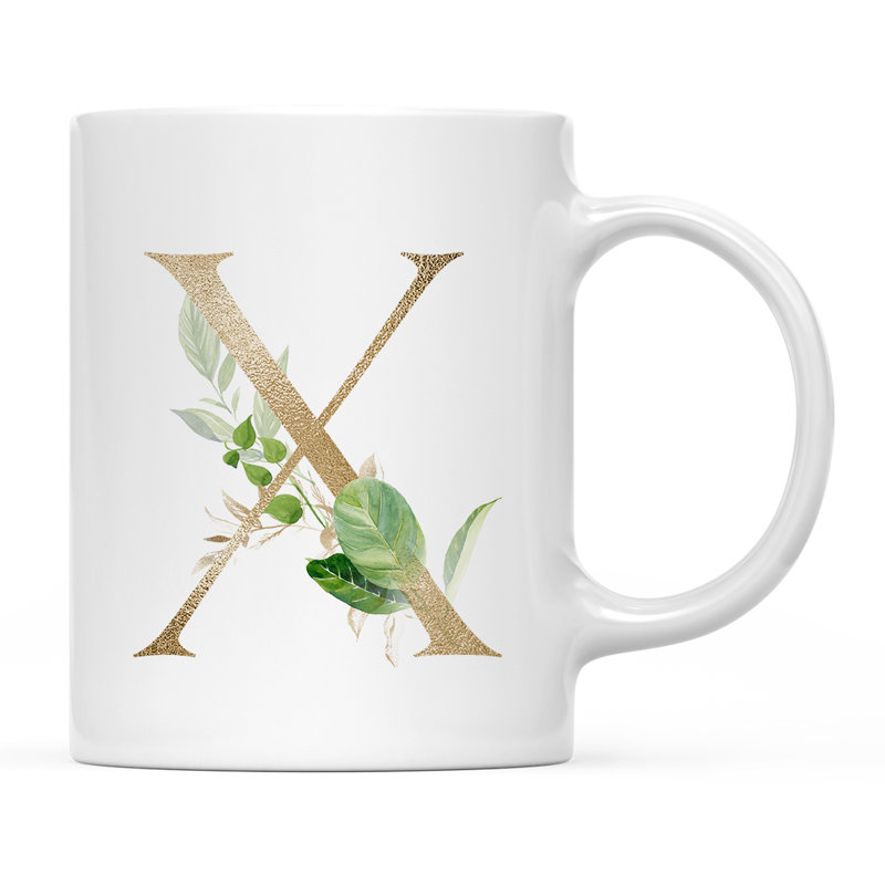Grande tasse à café exotique, X
