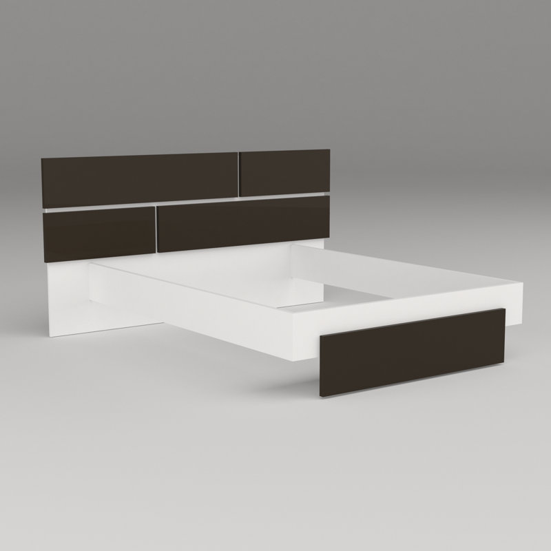 Hailey Bed, Brown, European Kingsize (160 x 200 cm)