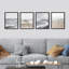 Océan, plage, bord de mer, images côtières neutres, art mural encadré 4 pièces-90605008-119018392