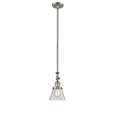 Luminaire suspendu conique 1 lumière