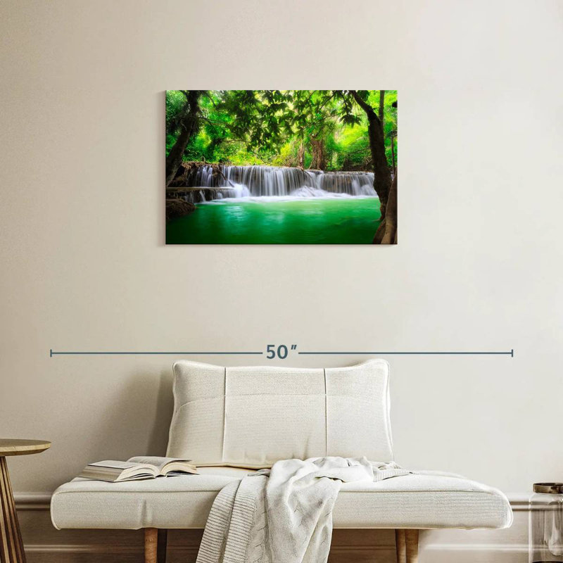 Alvord Huay Mae Khamin Waterfall, 20" H x 30" W