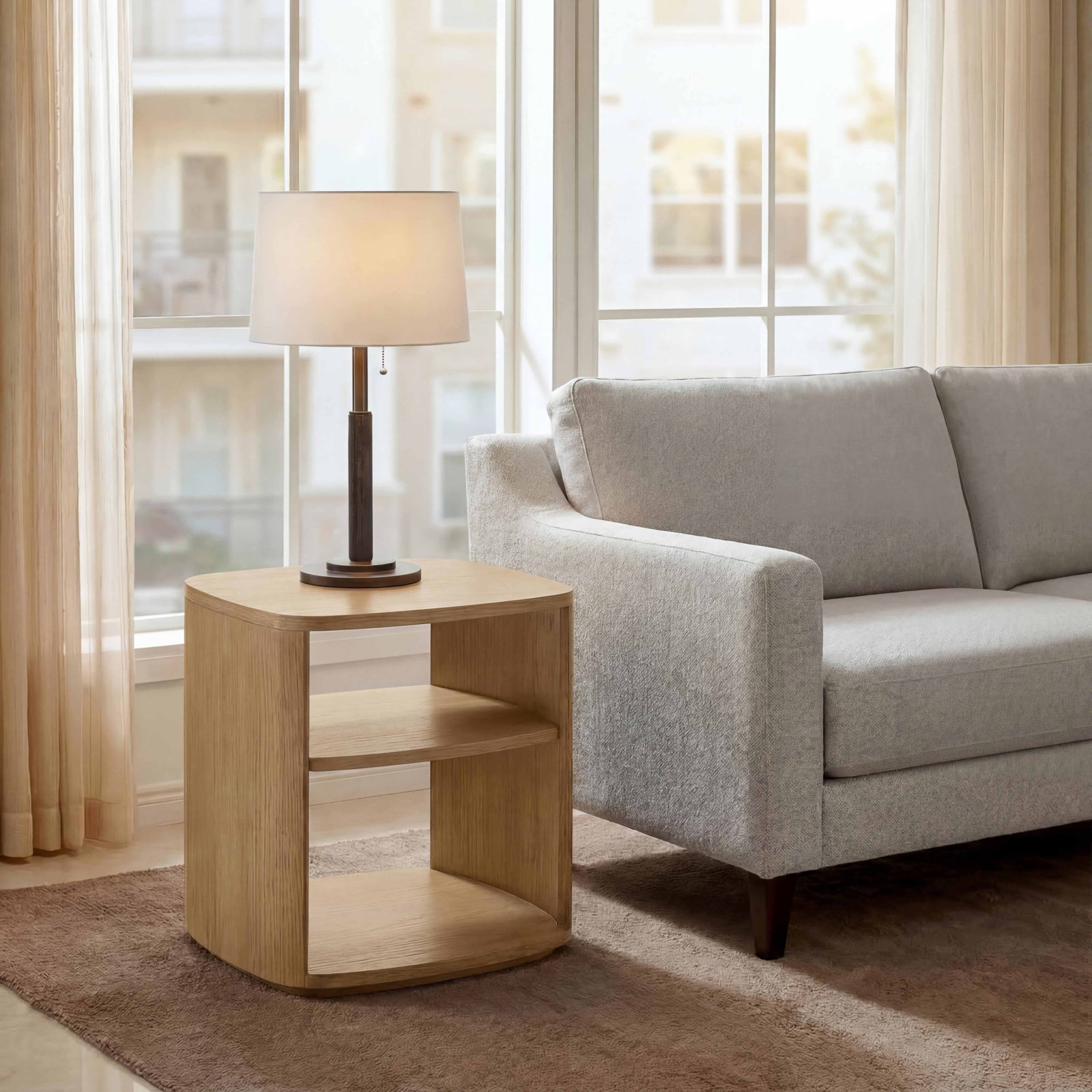End Table, Natural