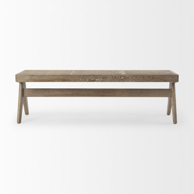 Banc en bois massif Gaye