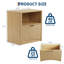 57.9cm W Solid Wood Bedside Table
