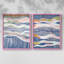 ABSTRACT Series cmxxv - reproduction encadrée de qualité supérieure - prête à être accrochée - aucun clou requis - aucun clou requis-1161994242-1161994241