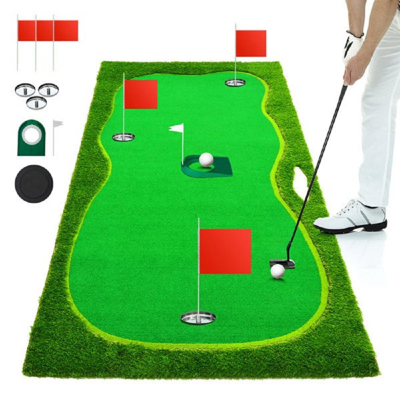 Tapis vert Putting Green intérieur et extérieur, 5 x 12 pi