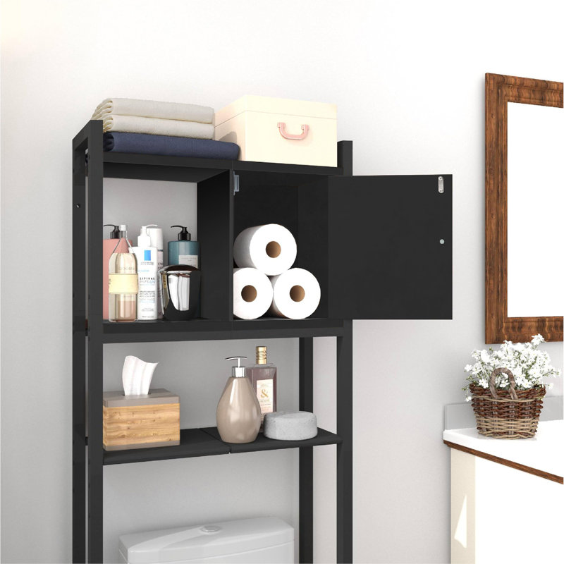 Rangement au-dessus de la toilette, Noir, noir, noir, noir