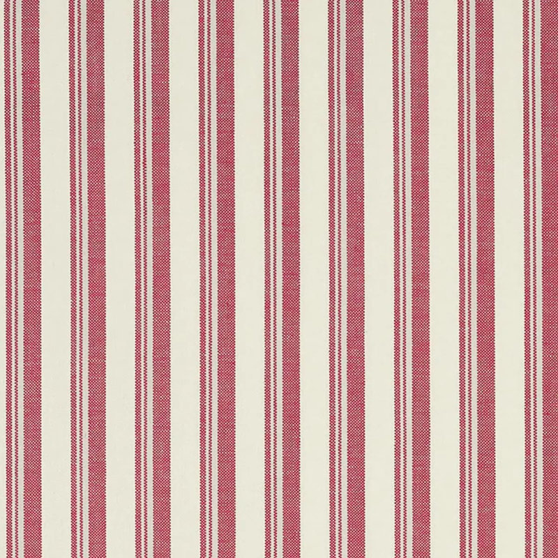 Schumacher x Miles Redd Capri Fabric, Red/White