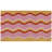 Squiggle Stripes Pink Modern Doormat