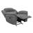 Cassandre Upholstered Glider Recliner Charcoal-850973025-850973031
