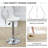 Athelene Modern Adjustable Height Swivel Bar Stools with Faux Leather Seat (Set of 2)-948509017